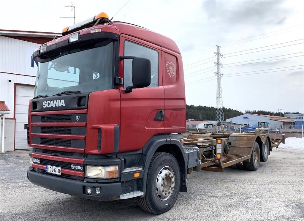 Scania R164 580 6x2 Camions de transport de machines forestières