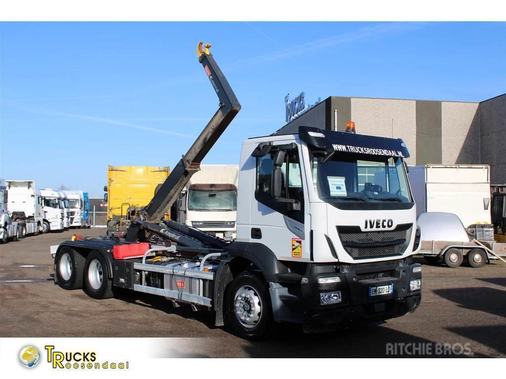 Iveco Stralis 460 + 6X2 + 20T + 12X IN STOCK Camion ampliroll