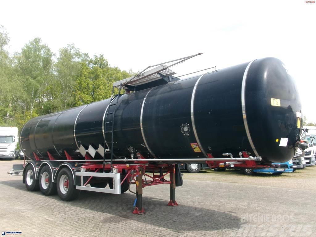 LAG Bitumen tank inox 31.9 m3 / 1 comp Semi remorque citerne