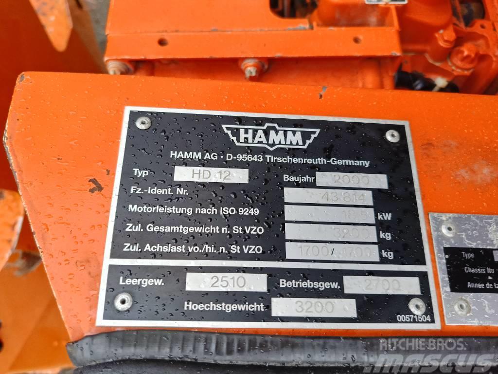Hamm HD 12 duo wals roller Rouleaux tandem