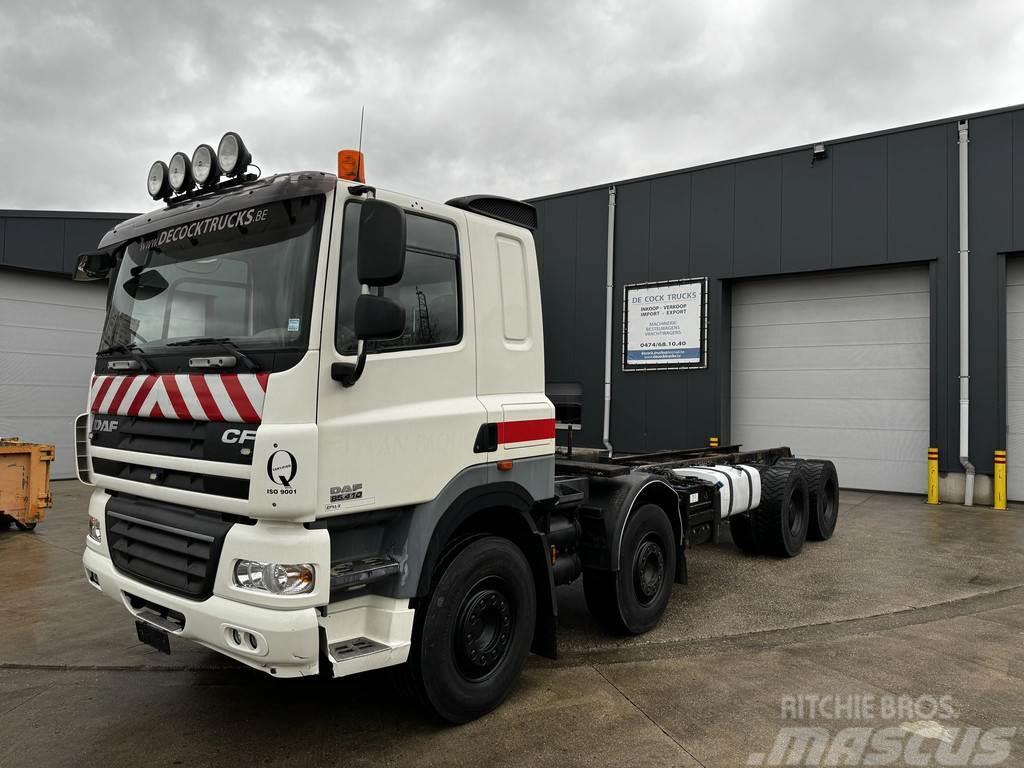 DAF CF85.410 8X4 CHASSIS CABINE PTO Châssis cabine