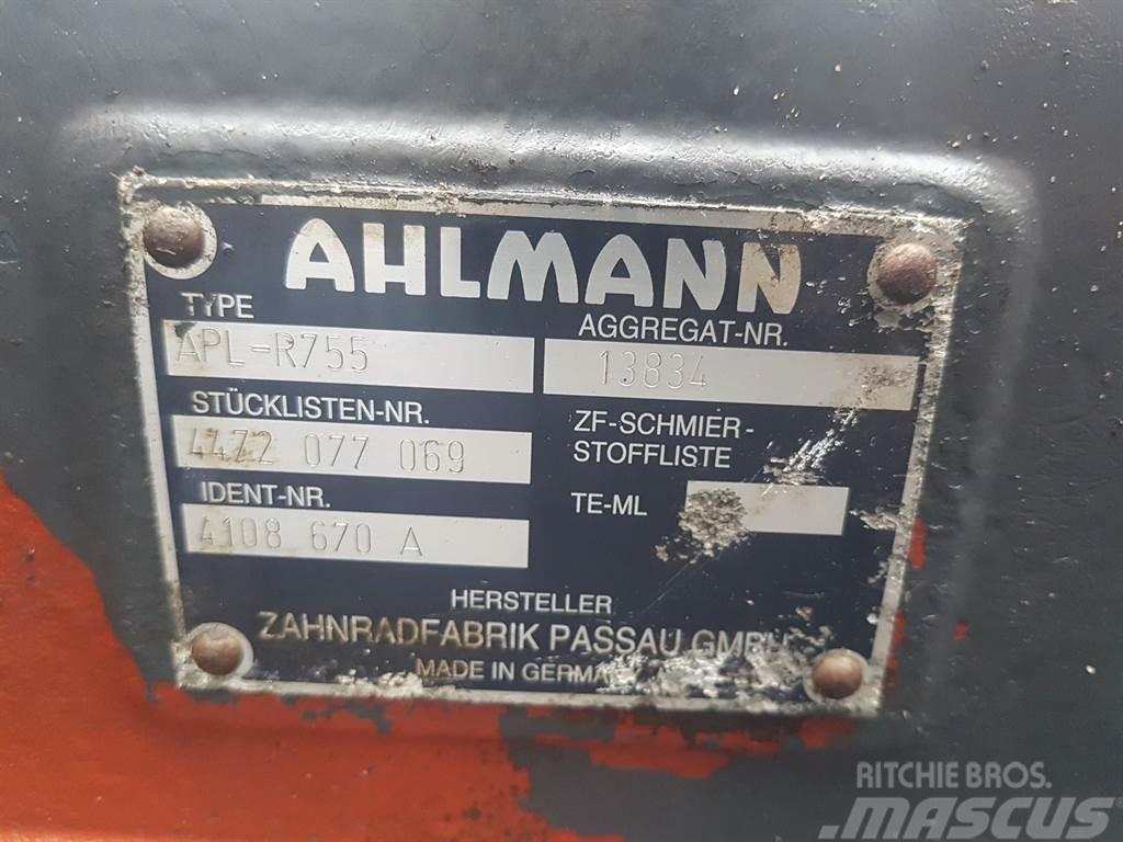 Ahlmann AZ14-ZF APL-R755-4472077069/4108670A-Axle/Achse/As Essieux
