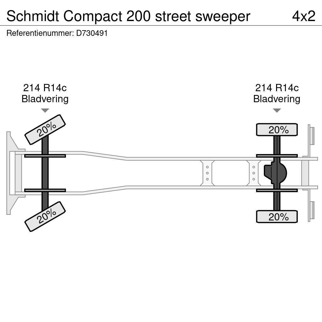 Schmidt Compact 200 street sweeper Camion aspirateur, Hydrocureur