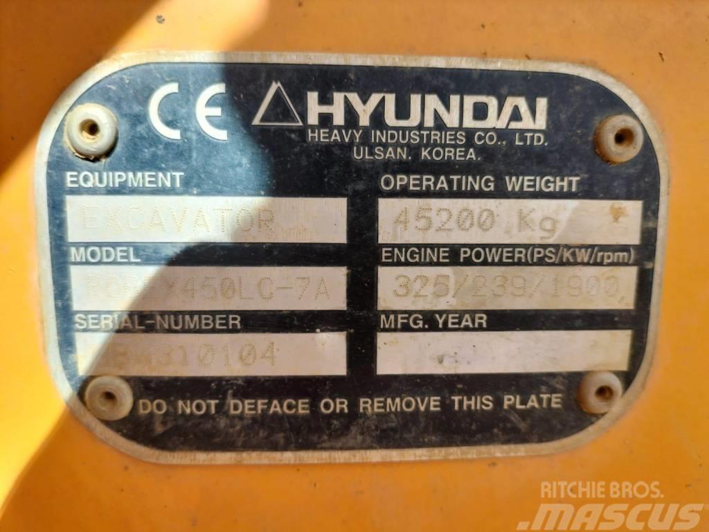 Hyundai Robex 450 LC-7 A Tractopelle