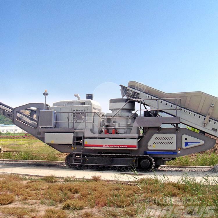 Liming PE600x900 Mobile Rock Crusher With Conveyor Concasseur mobile
