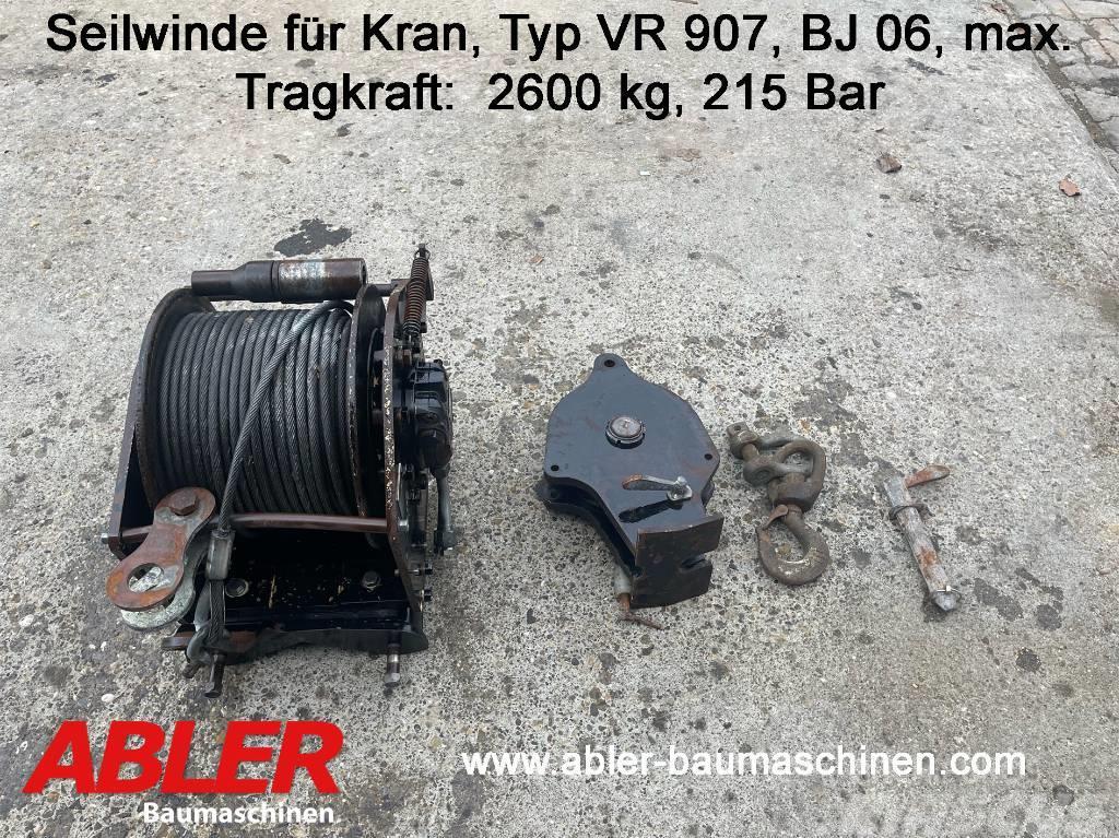  Seilwinde für LKW-Kran VR 907 Grue auxiliaire