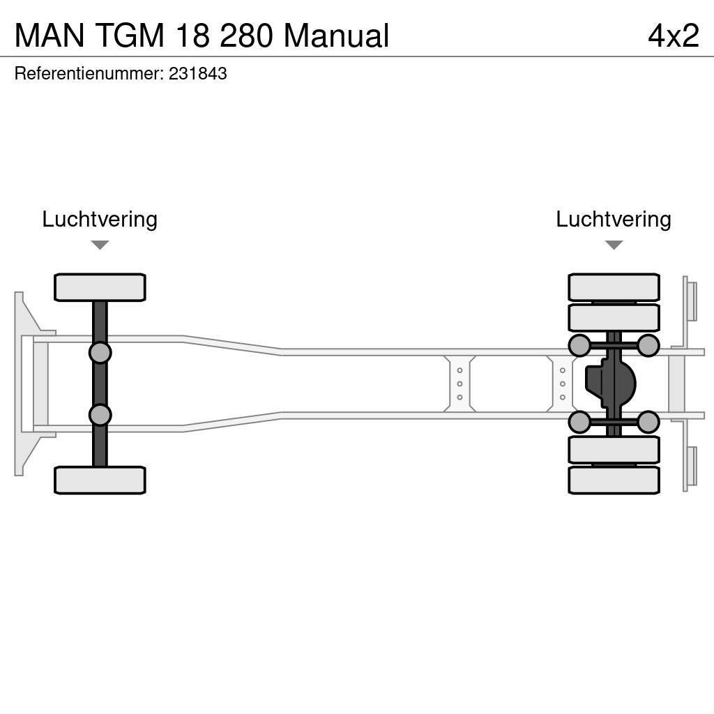 MAN TGM 18 280 Manual Chariots à câble démontable