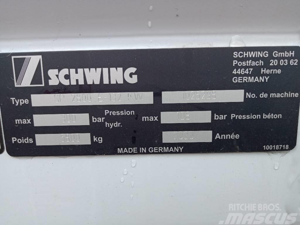 Schwing SP 2800 E Pompe à béton