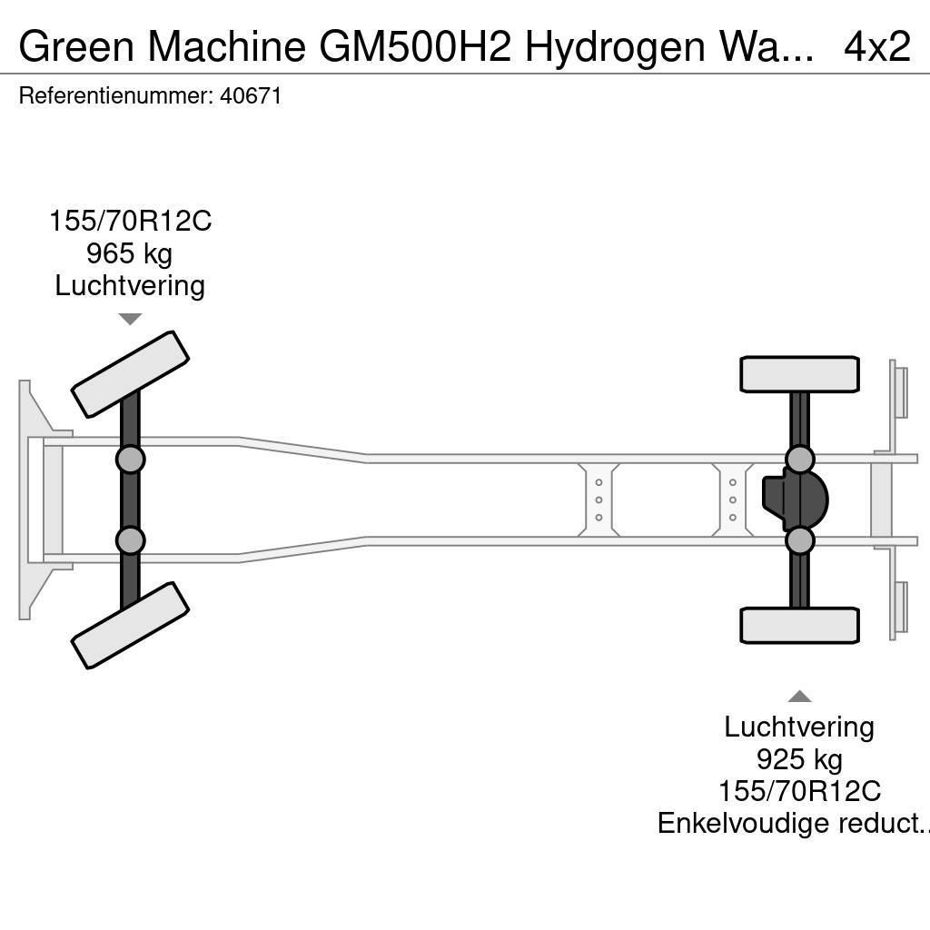 Green Machines GM500H2 Hydrogen Waterstof Sweeper Camion balayeur