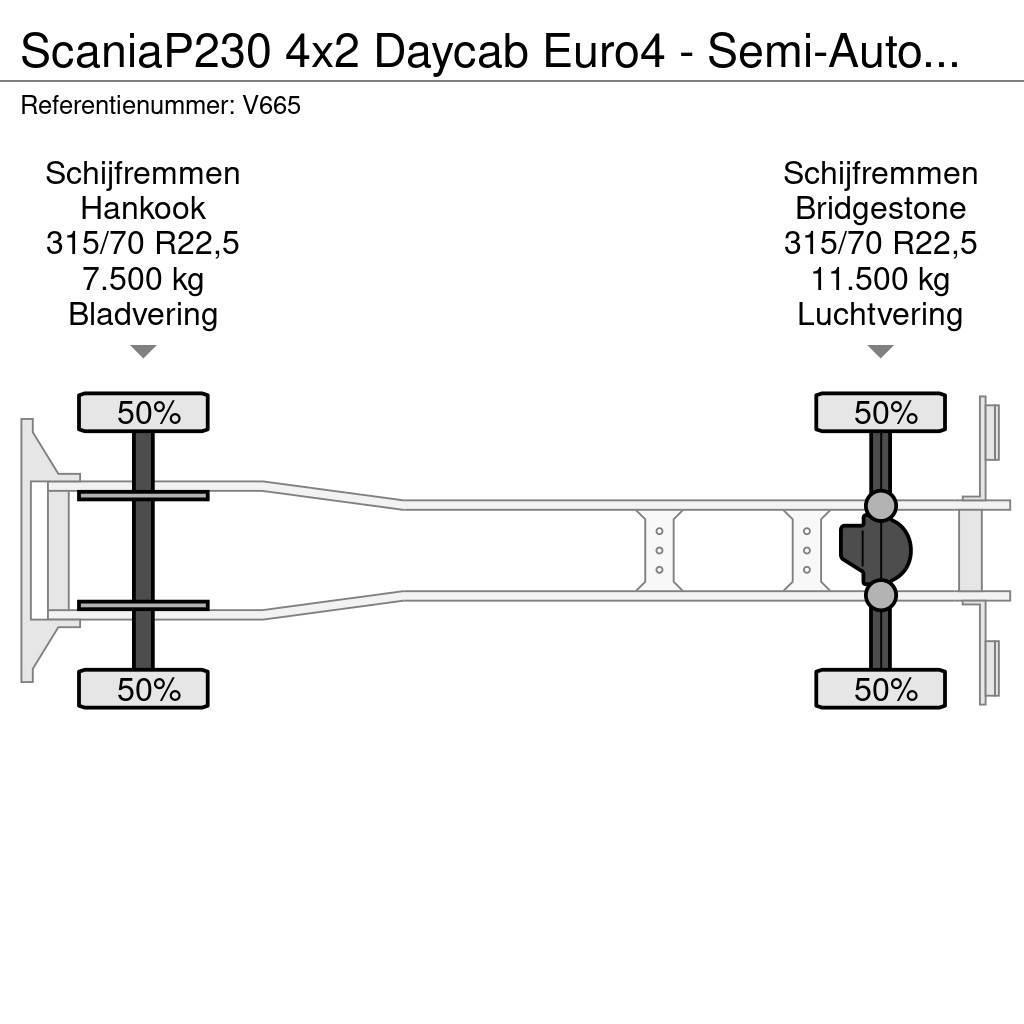 Scania P230 4x2 Daycab Euro4 - Semi-Automaat - KoelVriesB Camion frigorifique