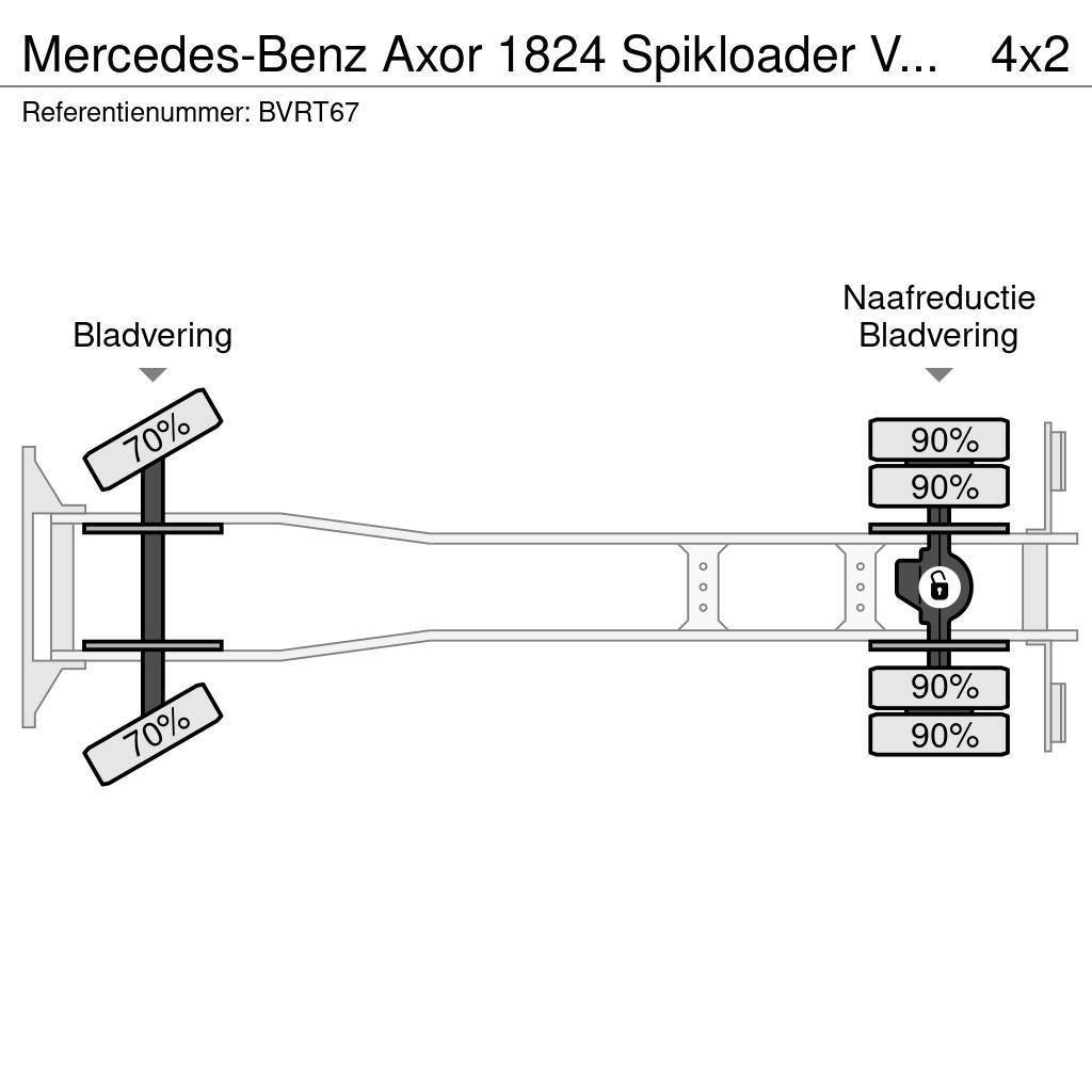 Mercedes-Benz Axor 1824 Spikloader VDL Euro5 Valid inspection 1- Camion multibenne