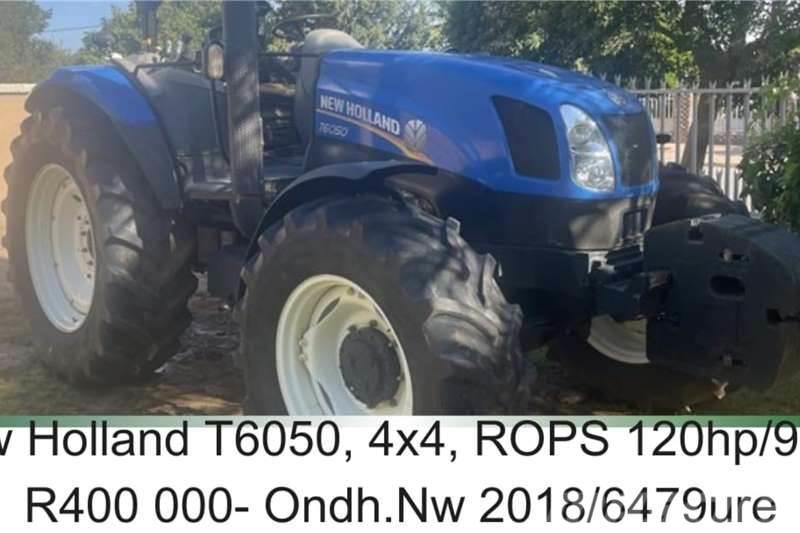 New Holland T6050 - ROPS - 120hp / 93kw Tracteur