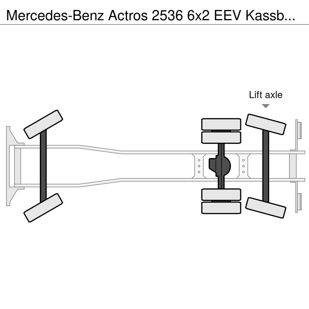 Mercedes-Benz Actros 2536 6x2 EEV Kassbohrer 18900L Tankwagen Be Motrici cisterna