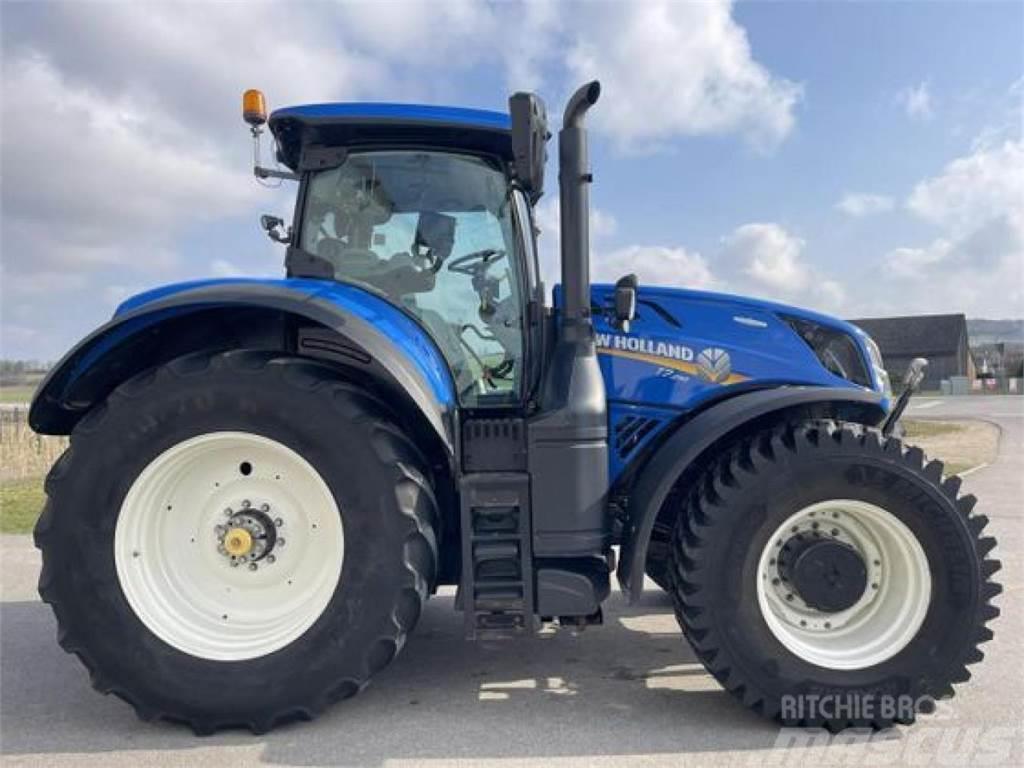 New Holland T 7.290 Auto Command mit FH+FZW Tracteur