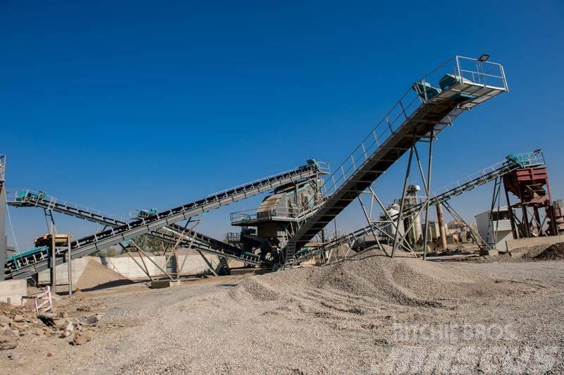 Constmach Stationary Sand Screening and Washing Plant Station de broyage et concassage