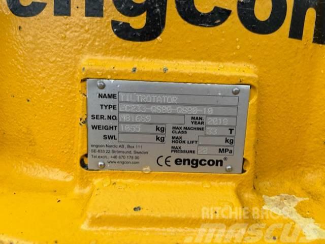 Engcon EC233-QS80-QS80-10, good condition Rotateur
