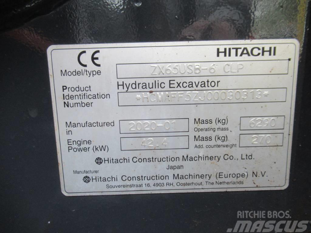 Hitachi ZX65 USB-6 CLP Oilquick OQ45-5 SH Mini pelle < 7t