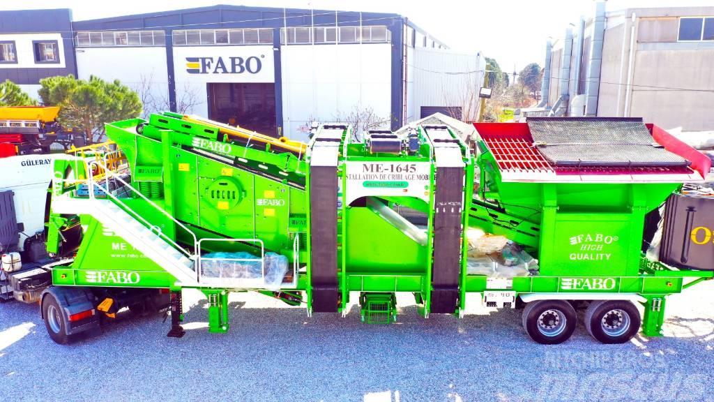 Fabo ME 1645 SERIES MOBILE SAND SCREENING PLANT Cribles mobile