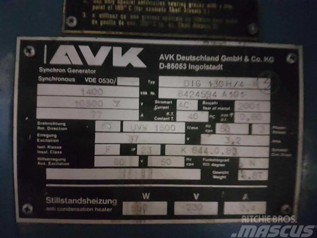 AVK DIG130 H/4 Générateurs diesel