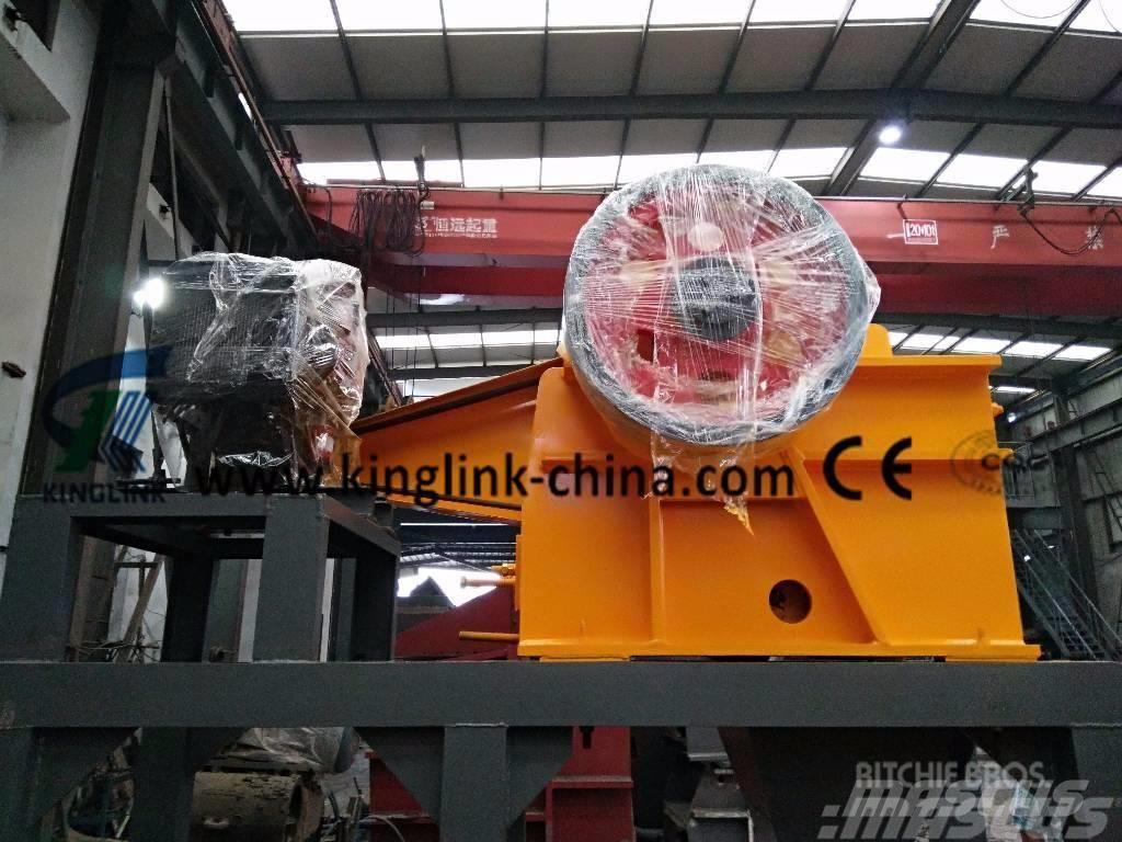 Kinglink Diesel Jaw Crusher PE-250x750 for Stone Crushing Concasseur