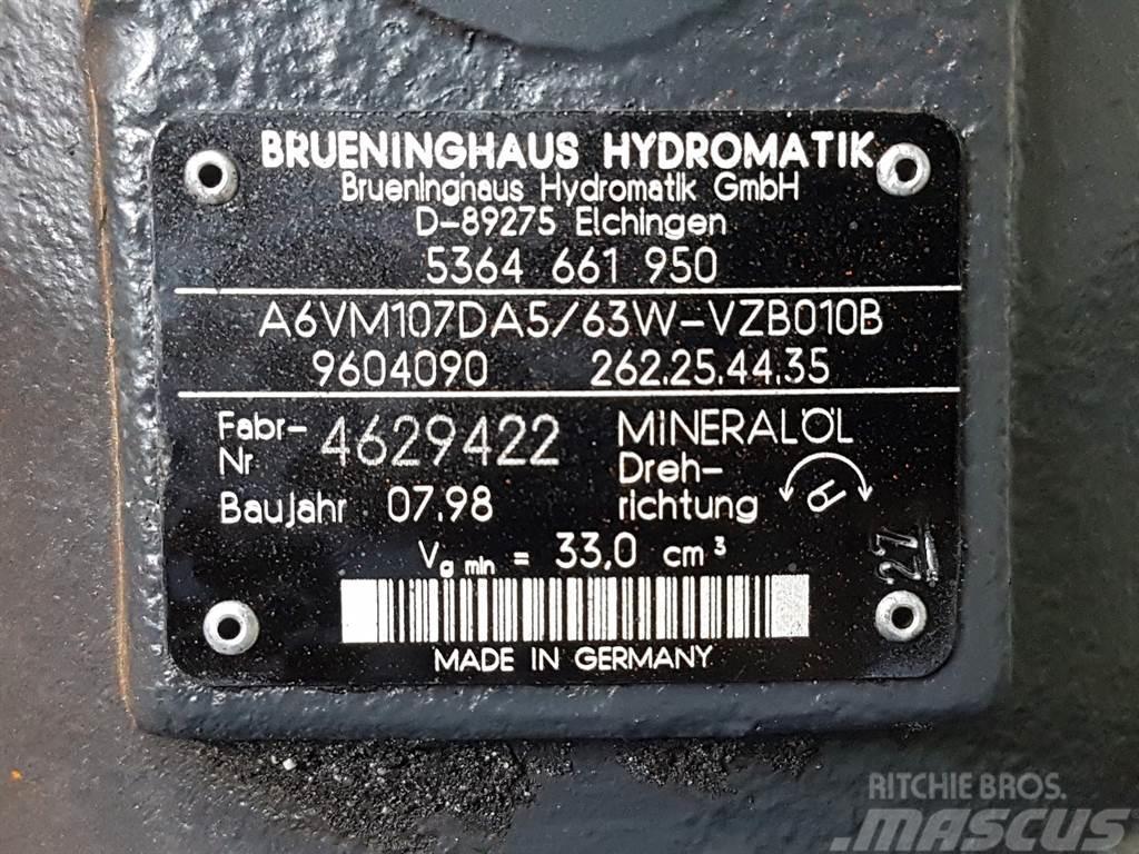Schaeff SKL853-Brueninghaus A6VM107DA5/63W-Drive motor Hydraulique