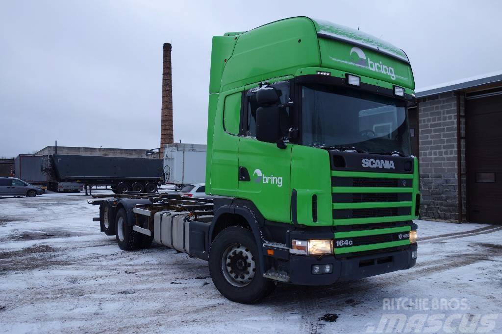 Scania R164 GB6X2NB 480 Camion porte container