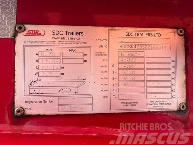 SDC TRAILERS Semitrailer Semi remorque porte container