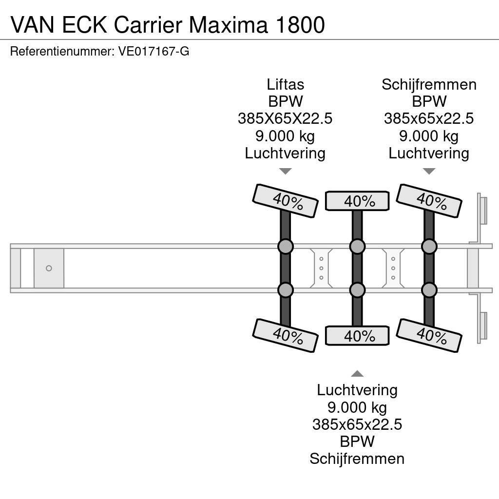 Van Eck Carrier Maxima 1800 Semi remorque frigorifique
