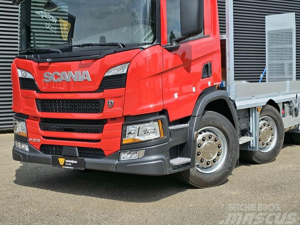 Scania P370 / 8x2*6 / OPRIJ WAGEN / MACHINE TRANSPORT / N Camion porte engin