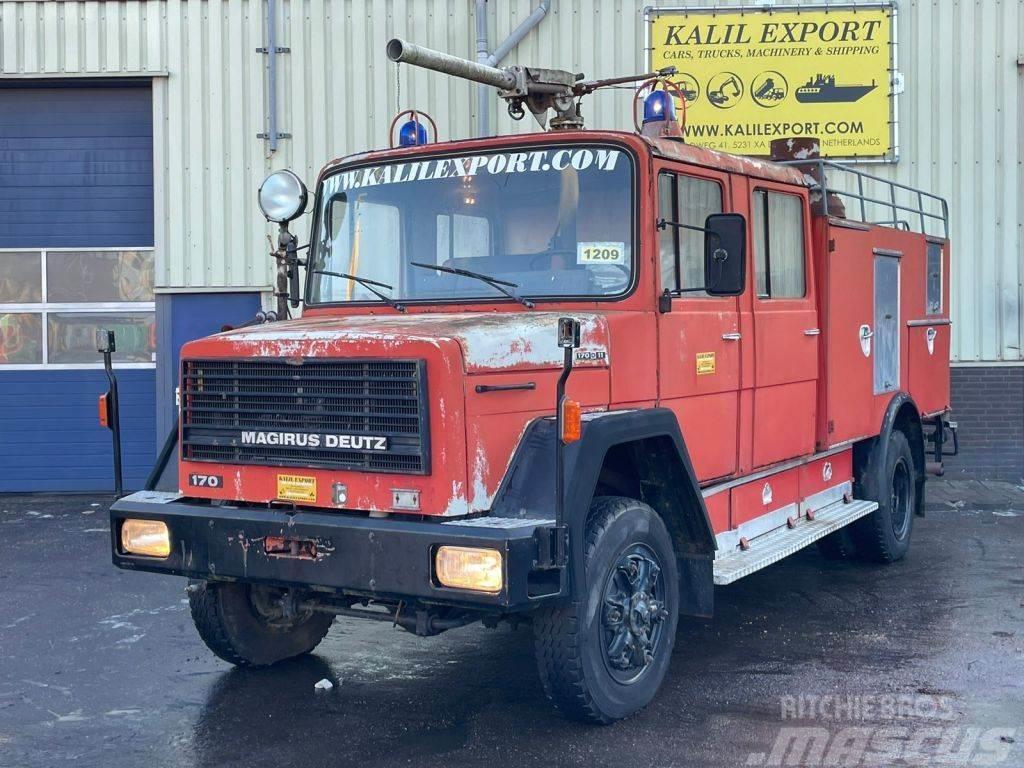 Magirus Deutz 170 Fire Fighting Truck 4x4 Complete truck G Camion de pompier