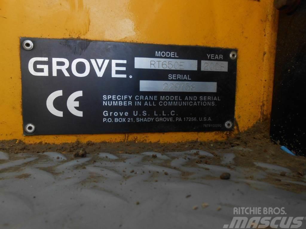 Grove RT 650 E Grues mobiles