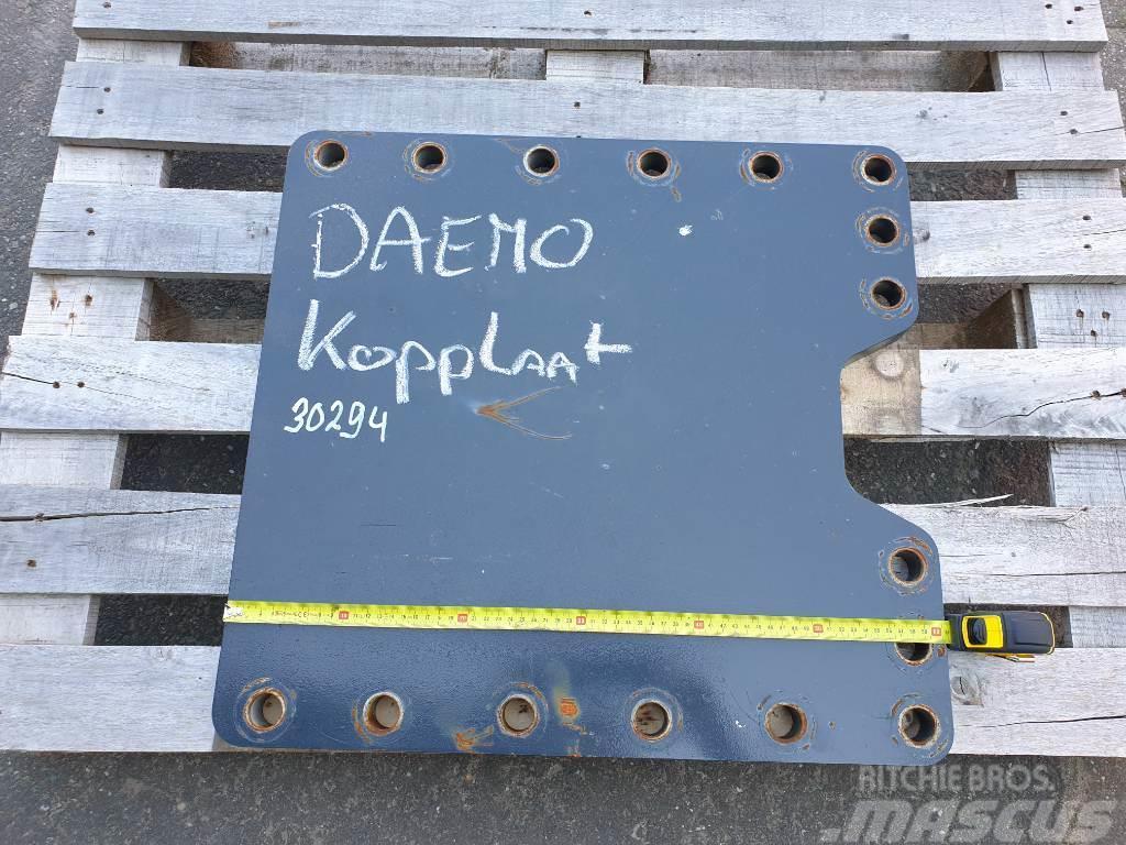 Daemo Head plate DMC330R rotating crusher shear Attache rapide pour godet