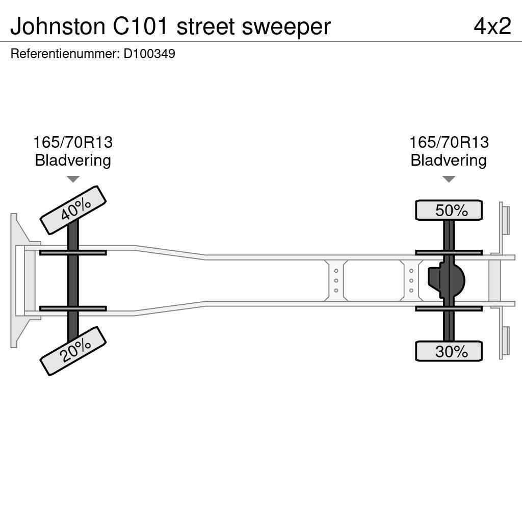 Johnston C101 street sweeper Camion aspirateur, Hydrocureur