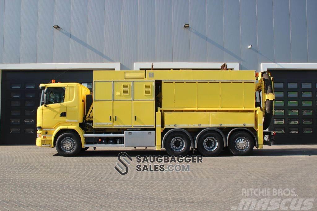 Scania R580 V8 RSP 3 Turbine Saugbagger Camion aspirateur, Hydrocureur