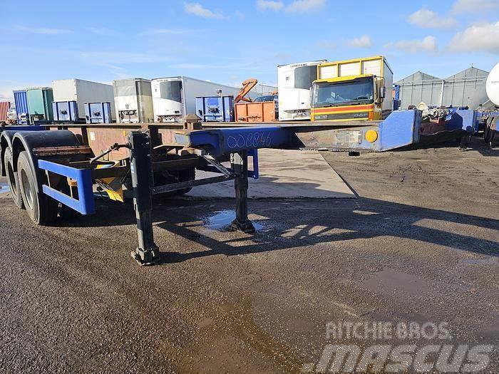 Köhler Elmshorn 2 axle | 20 foot | container chassis | st Semi remorque porte container