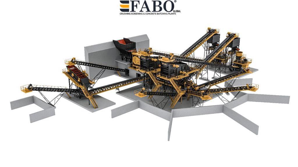 Fabo 500 T/H STATIONARY CRUSHING PLANT Concasseur