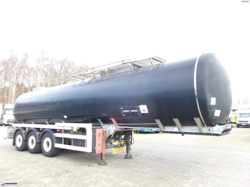 Crossland Bitumen tank inox 33 m3 / 1 comp + compressor + st Semi remorque citerne
