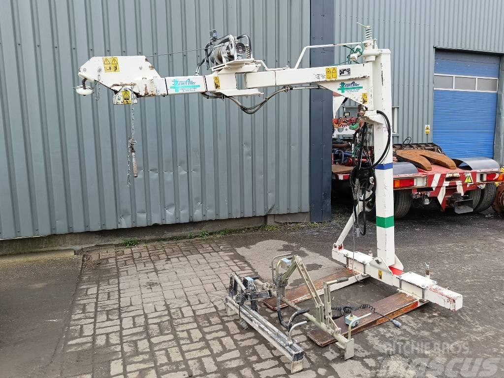 Rabaud probst 737 A27 curbstone laying clamp hijsarm biel Palans, treuils et monte-charge