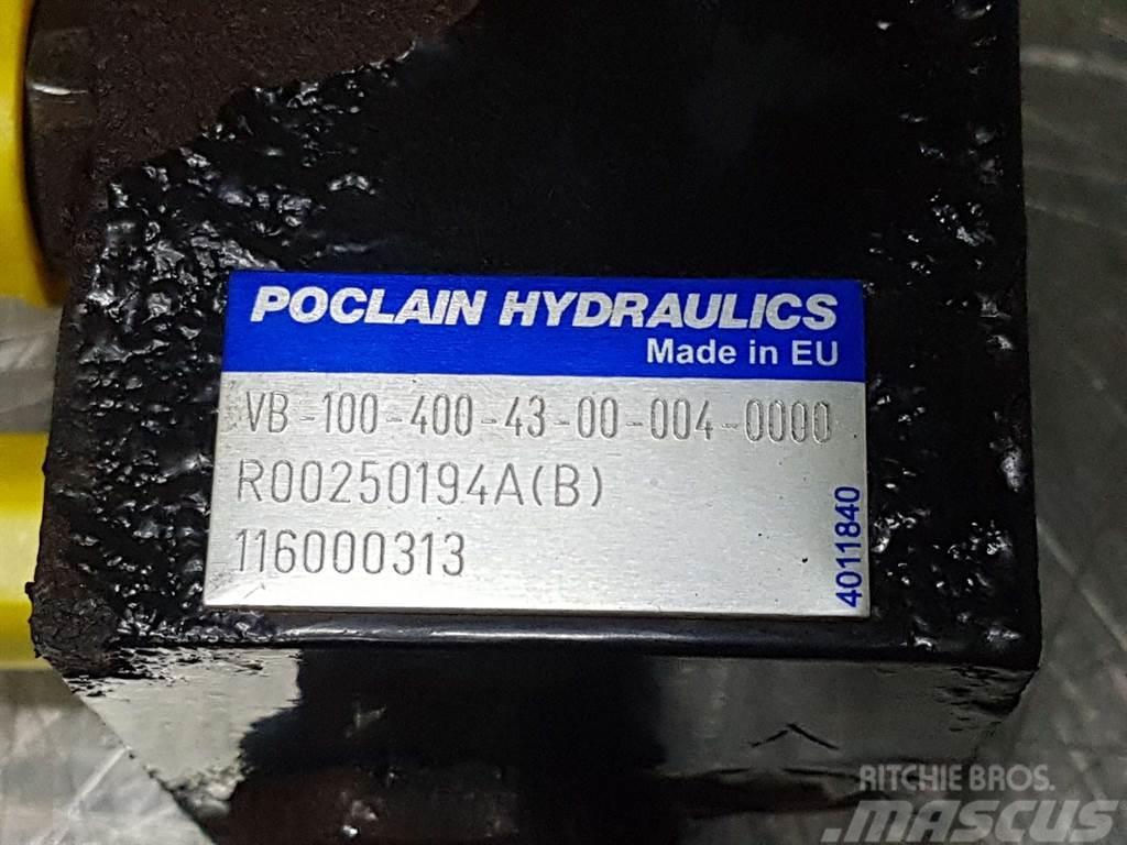Ahlmann AZ210E-Poclain VB-100-400-43-00-004-Valve/Ventile Hydraulique