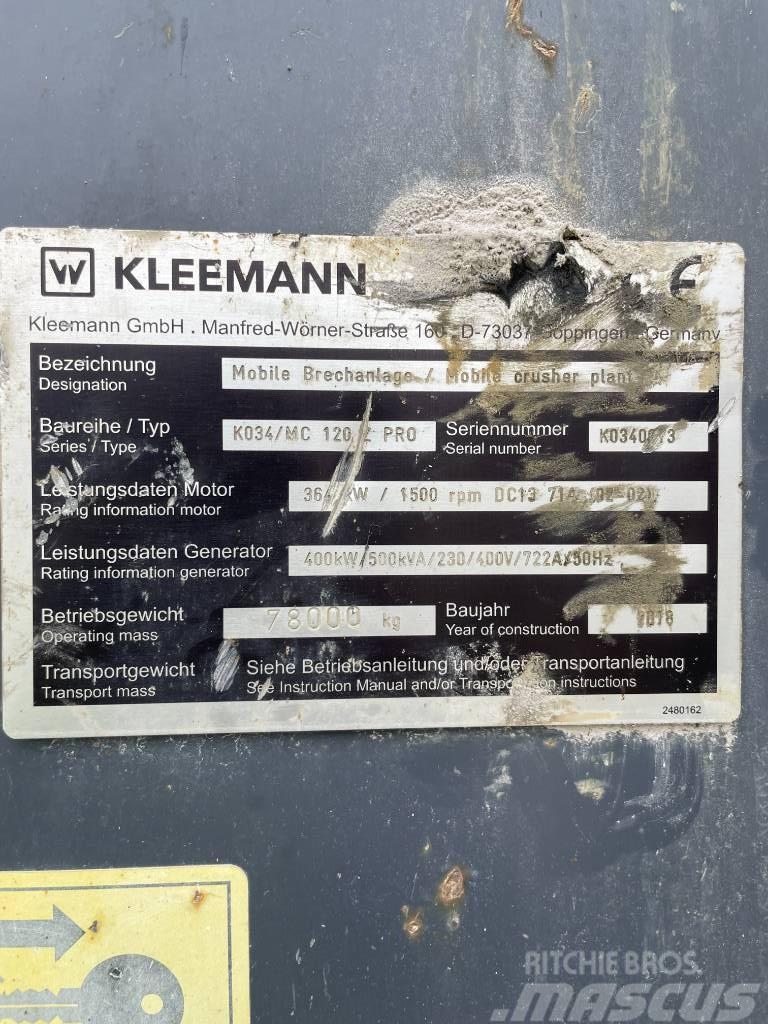 Kleemann K034 / MC 120 Z Pro Concasseur mobile