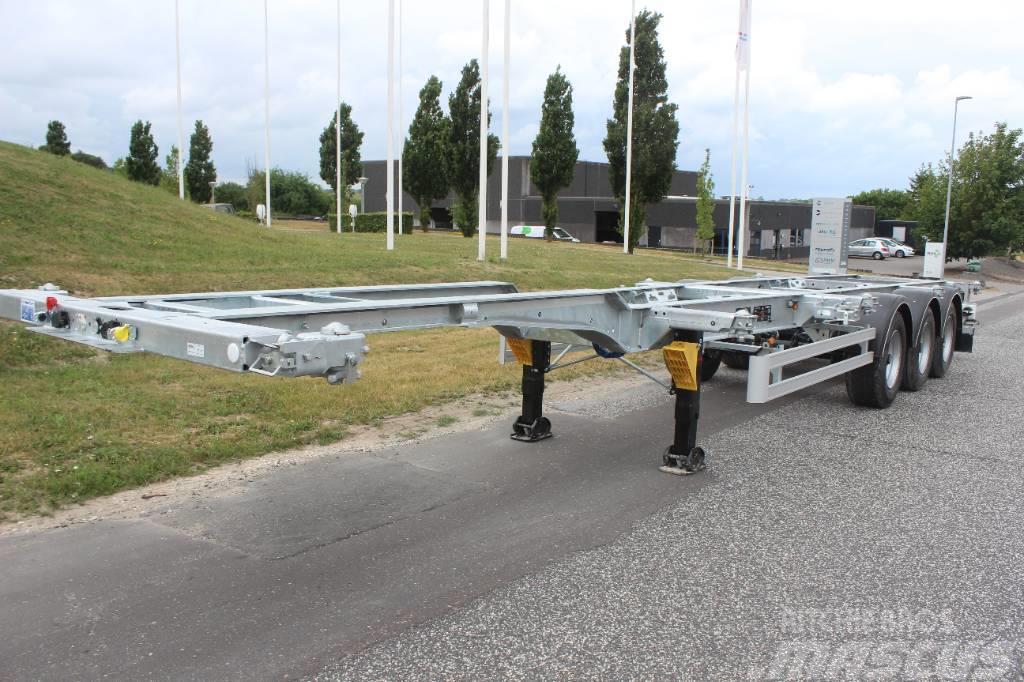 AMT CO300 Container chassis  for 40"  samt  2 x 20" Semi remorque porte container