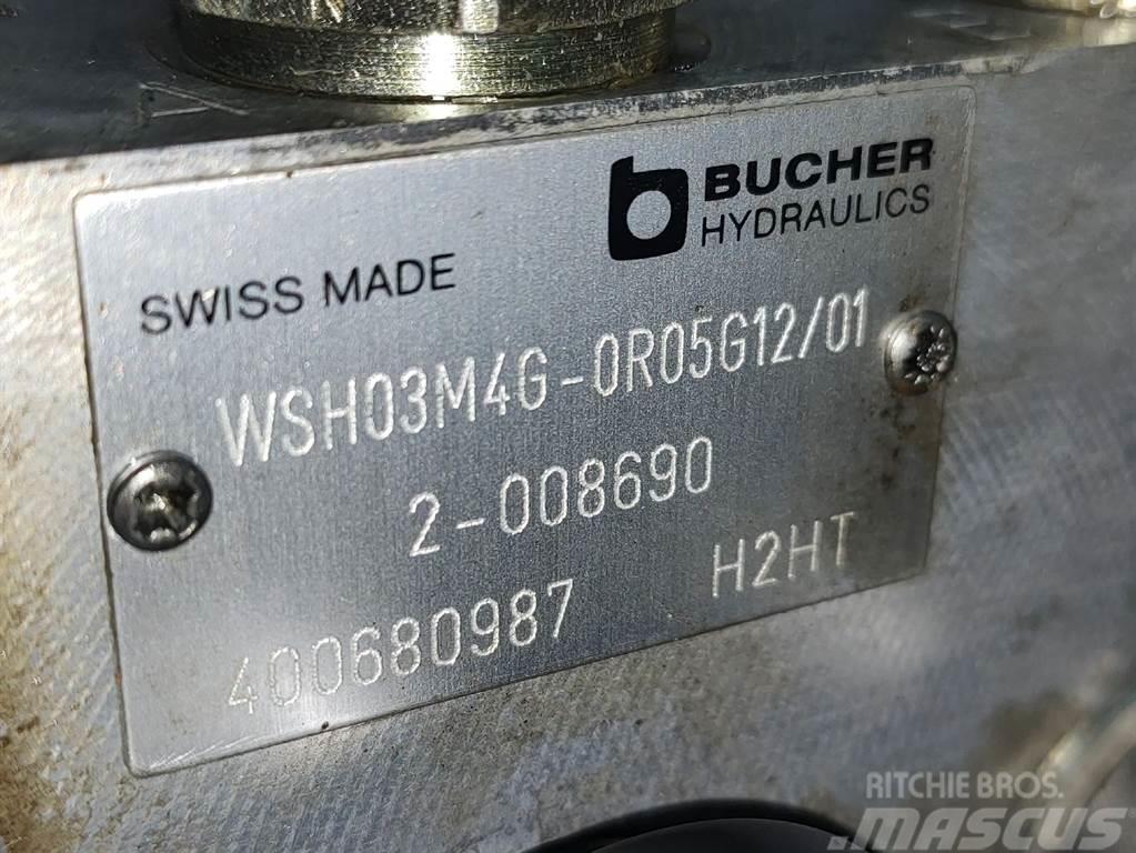 Bucher CITYCAT5000-Bucher Hydraulics WSH03M4G-Valve Hydraulique