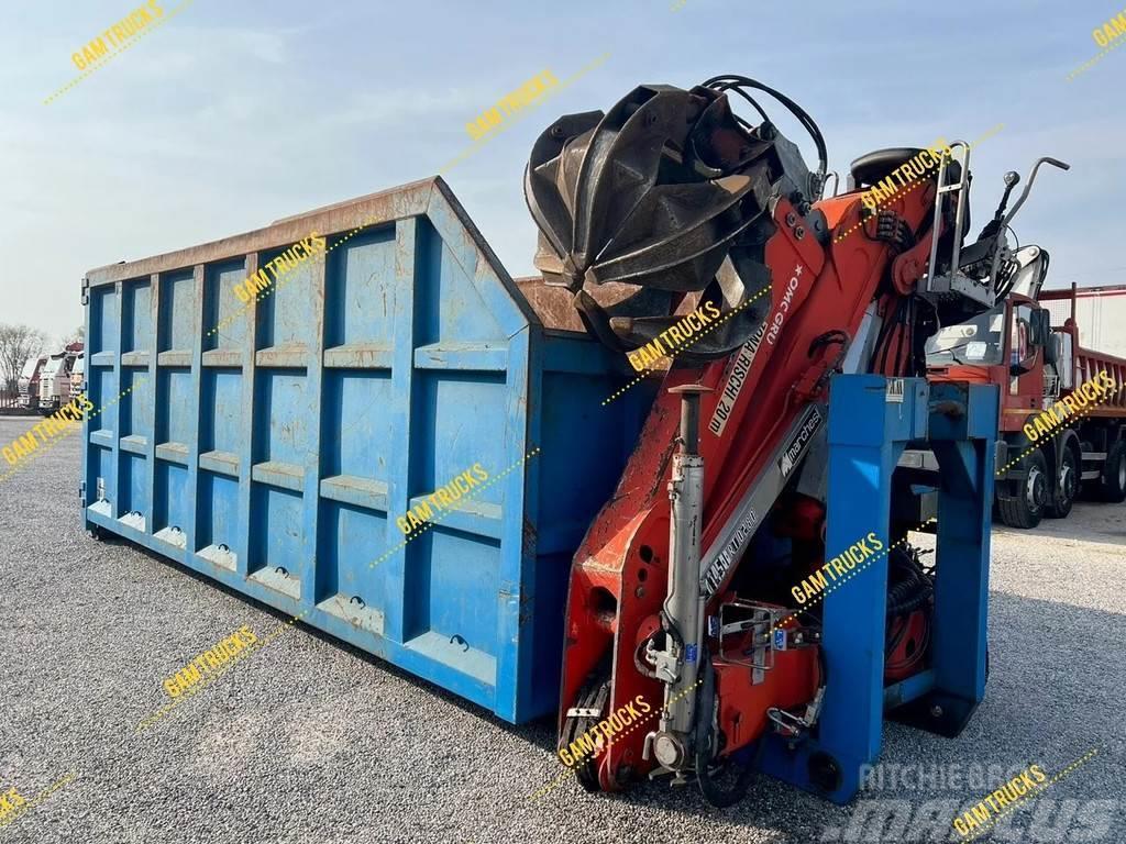  Diversen Container mit Kran Marchesi 4.500 RT0280 Conteneurs d'expédition