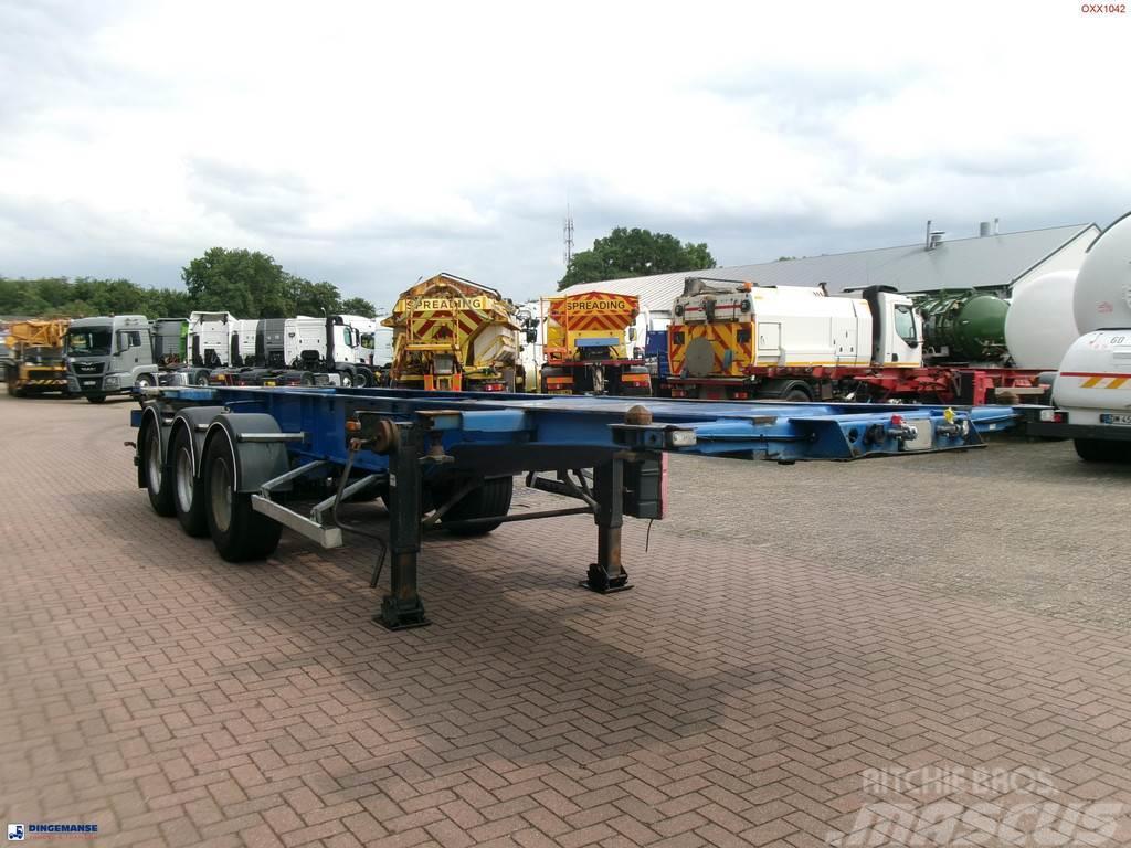 General Trailer 3-axle container trailer 20-25-30 ft Semi remorque porte container