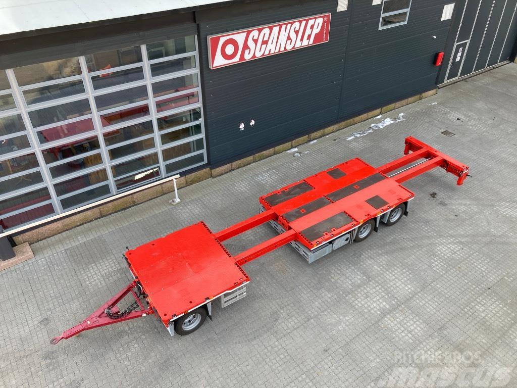  SCANSLEP Extendable platform trailer Remorque ridelle