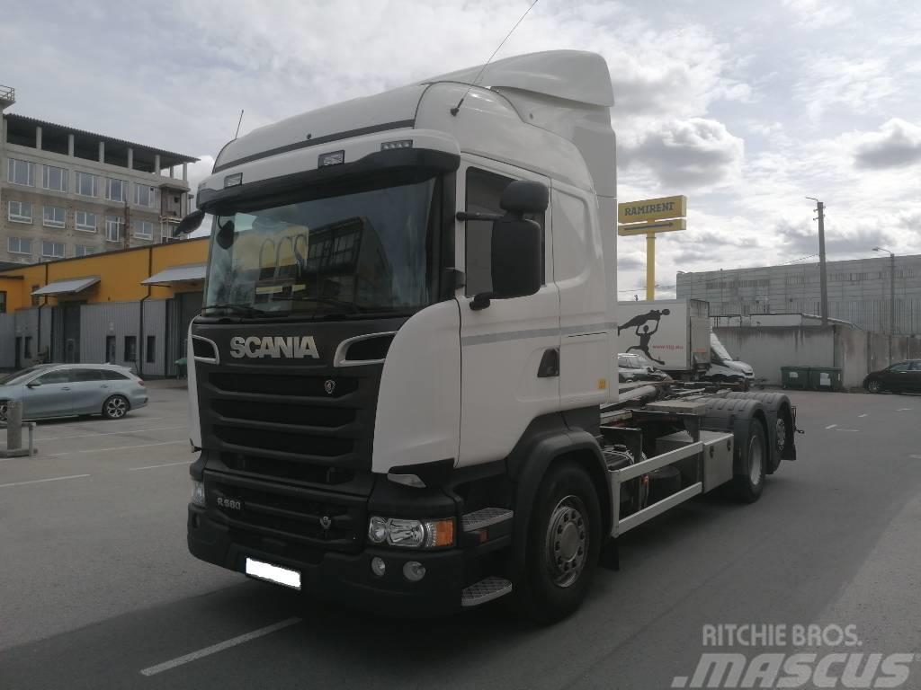 Scania R580 V8 AJK HYDROLIFT, HL20-6180 Camion ampliroll