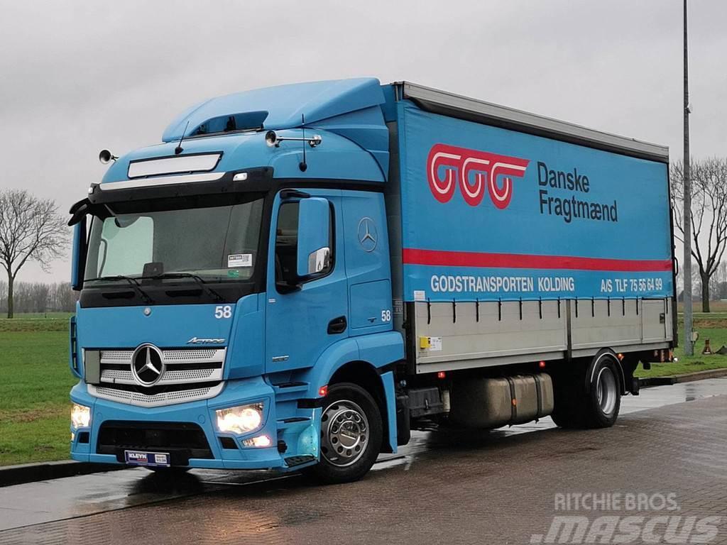 Mercedes-Benz ACTROS 1830 ll taillift Camion à rideaux coulissants (PLSC)