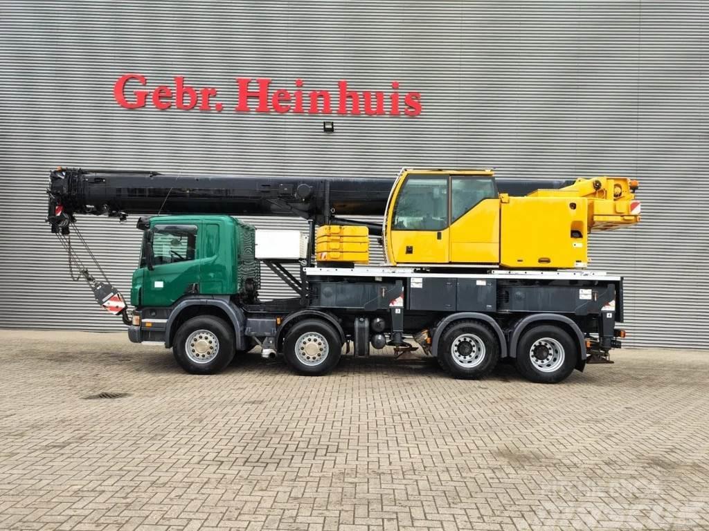 Liebherr LTF 1045-4.1 Scania P420 8x4 Euro 5 German Truck! Grues tout terrain