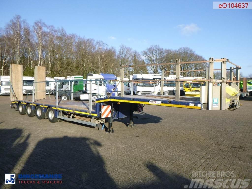 Faymonville 4-axle semi-lowbed trailer 60 t + ramps Semi remorque surbaissée