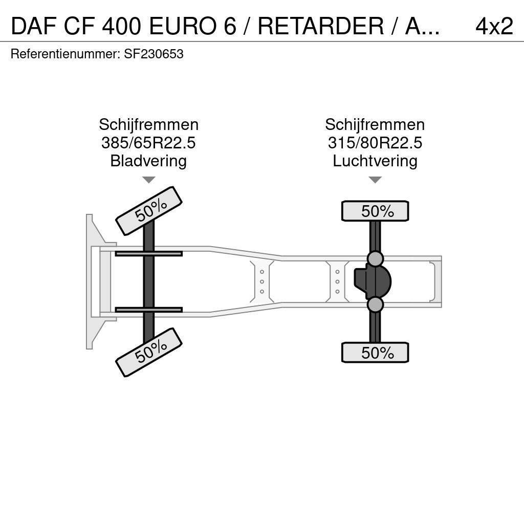 DAF CF 400 EURO 6 / RETARDER / AIRCO Tracteur routier